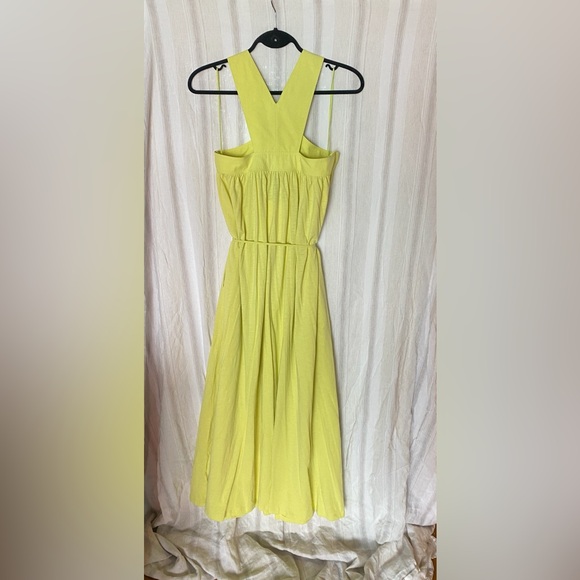 NATION PIMA COTTON CITRUS YELLOW MAXI DRESS - Picture 7 of 12